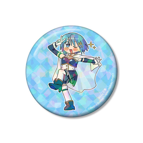 『魔法少女まどか☆マギカ』描き起こし 美樹さやか 魔法少女衣装ver. Art by 小津 ホログラム75mm缶バッジ