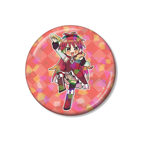 『魔法少女まどか☆マギカ』描き起こし 佐倉杏子 魔法少女衣装ver. Art by 小津 ホログラム75mm缶バッジ【202610再販】