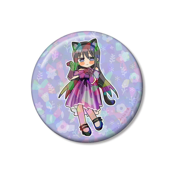 『魔法少女まどか☆マギカ』描き起こし 暁美ほむら アニマルコーデver. Art by 小津 ホログラム75mm缶バッジ【202604再販】