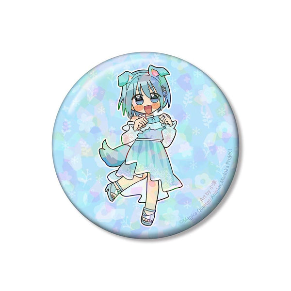 『魔法少女まどか☆マギカ』描き起こし 美樹さやか アニマルコーデver. Art by 小津 ホログラム75mm缶バッジ【202604再販】