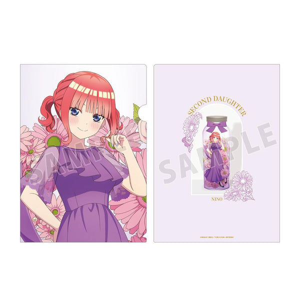 『五等分の花嫁*』描き下ろし 中野二乃 ハーバリウムver. A4クリアファイル