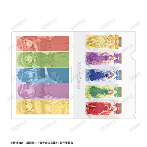 『五等分の花嫁*』描き下ろし 集合 ハーバリウムver. A4クリアファイル
