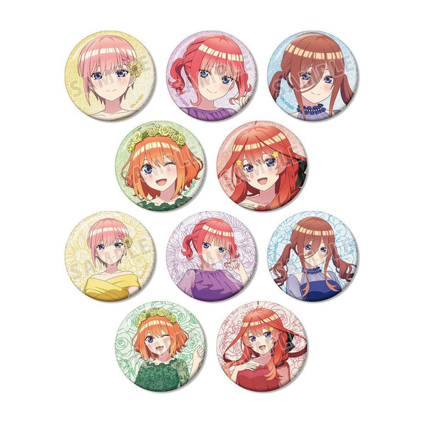 『五等分の花嫁*』描き下ろし ハーバリウムver. トレーディンググリッター缶バッジ(単位/BOX)【202607再販】