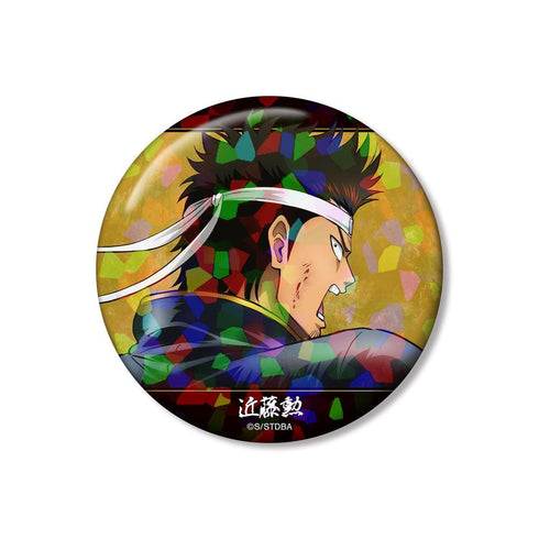 《银魂》全新绘制 近藤勋 “战斗中的背影”版 第2弹 75mm全息图徽章【202608再版】