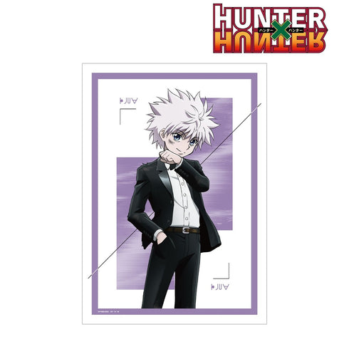 『HUNTER×HUNTER』描き下ろし キルア スーツ(戦闘後)ver. A3マット加工ポスター【202609再販】