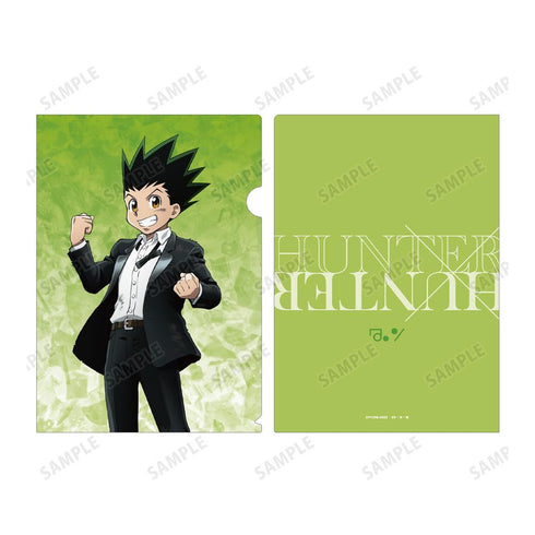 『HUNTER×HUNTER』描き下ろし スーツ(戦闘後)ver. A4クリアファイル2枚セット ver.A