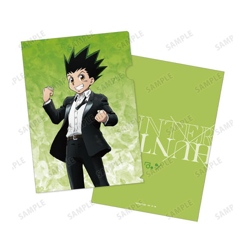『HUNTER×HUNTER』描き下ろし スーツ(戦闘後)ver. A4クリアファイル2枚セット ver.A