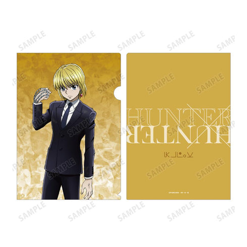 『HUNTER×HUNTER』描き下ろし スーツ(戦闘後)ver. A4クリアファイル2枚セット ver.B