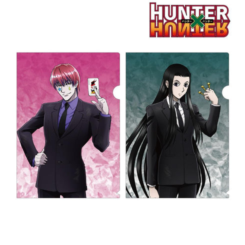 『HUNTER×HUNTER』描き下ろし スーツ(戦闘後)ver. A4クリアファイル2枚セット ver.C