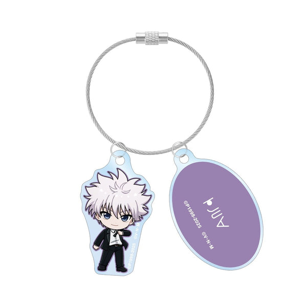 『HUNTER×HUNTER』キルア ちびキャラ スーツver. 2連ワイヤーアクリルキーホルダー【202609再販】