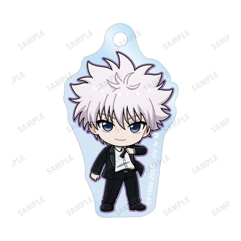 『HUNTER×HUNTER』キルア ちびキャラ スーツver. 2連ワイヤーアクリルキーホルダー【202609再販】