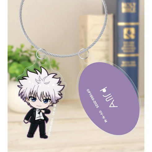 『HUNTER×HUNTER』キルア ちびキャラ スーツver. 2連ワイヤーアクリルキーホルダー