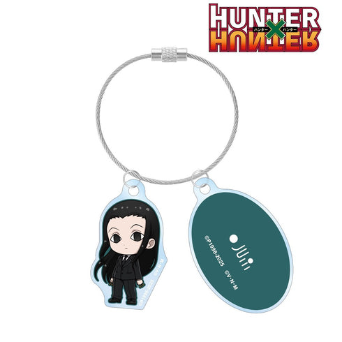 『HUNTER×HUNTER』イルミ ちびキャラ スーツver. 2連ワイヤーアクリルキーホルダー【202609再販】