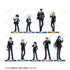 『HUNTER×HUNTER』描き下ろし クロロ スーツ(戦闘後)ver. 特大アクリルスタンド