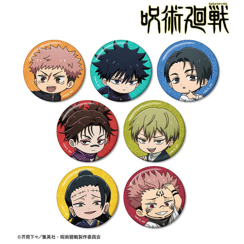 『呪術廻戦』トレーディング ちびキャラ 戦闘ver. グリッター缶バッジ(単位/BOX)