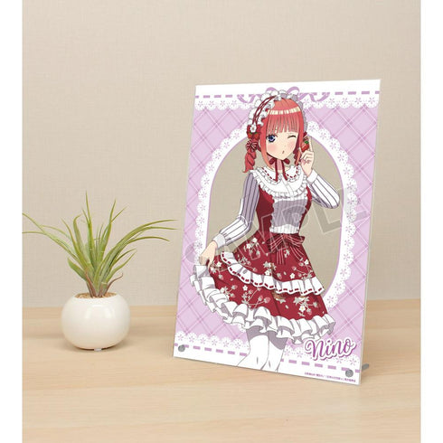 『五等分の花嫁*』描き下ろし 中野二乃 ショートケーキイメージコーデver. A4アクリルパネル