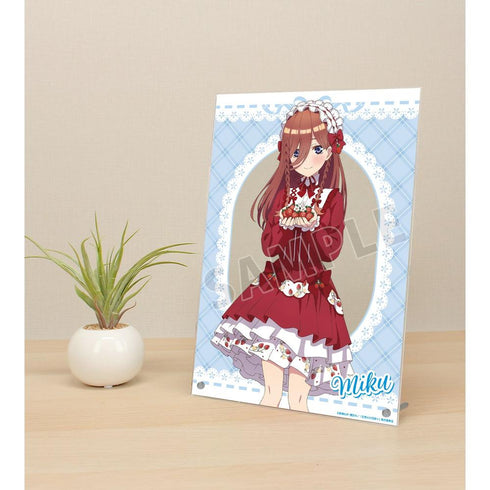 『五等分の花嫁*』描き下ろし 中野三玖 ショートケーキイメージコーデver. A4アクリルパネル