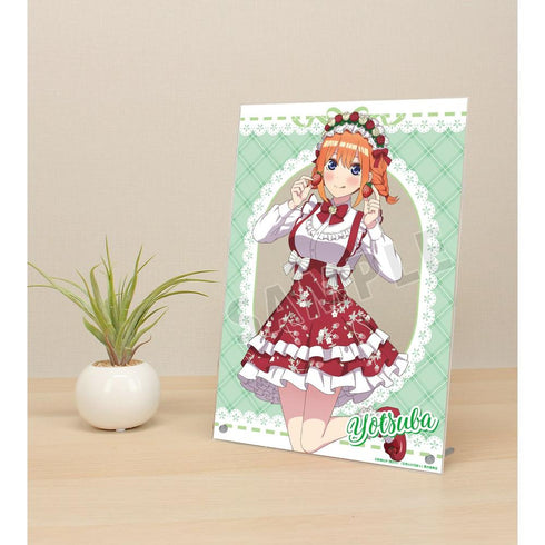 『五等分の花嫁*』描き下ろし 中野四葉 ショートケーキイメージコーデver. A4アクリルパネル