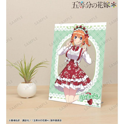 『五等分の花嫁*』描き下ろし 中野四葉 ショートケーキイメージコーデver. A4アクリルパネル