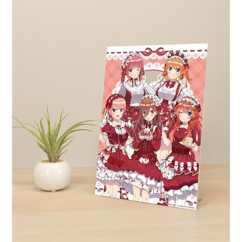 『五等分の花嫁*』描き下ろし 集合 ショートケーキイメージコーデver. A4アクリルパネル