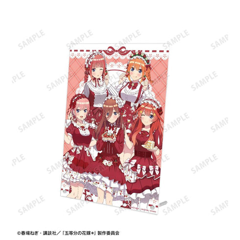 『五等分の花嫁*』描き下ろし 集合 ショートケーキイメージコーデver. A4アクリルパネル