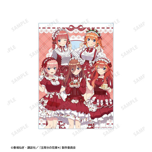 『五等分の花嫁*』描き下ろし 集合 ショートケーキイメージコーデver. A4アクリルパネル