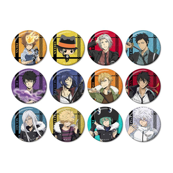 『家庭教師ヒットマンREBORN!』描き下ろし 戦闘前ver. トレーディンググリッター缶バッジ(単位/BOX)