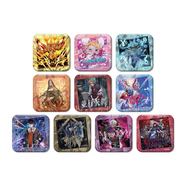 『CHUNITHM X-VERSE』トレーディング角丸スクエア缶バッジ(単位/BOX)