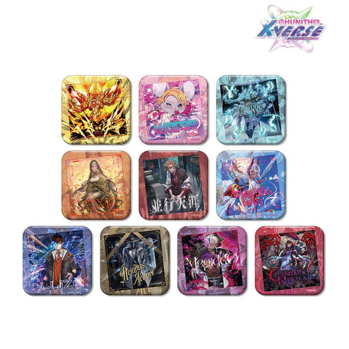 『CHUNITHM X-VERSE』トレーディング角丸スクエア缶バッジ(単位/BOX)