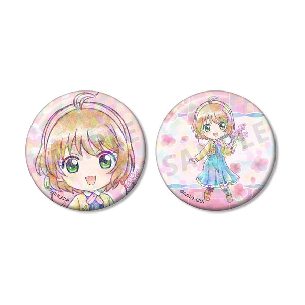 『カードキャプターさくら クリアカード編』木之本 桜 ちびキャラ みんなで旅行ver. ホログラム缶バッジ2個セット