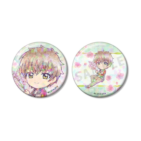 『カードキャプターさくら クリアカード編』李 小狼 ちびキャラ みんなで旅行ver. ホログラム缶バッジ2個セット