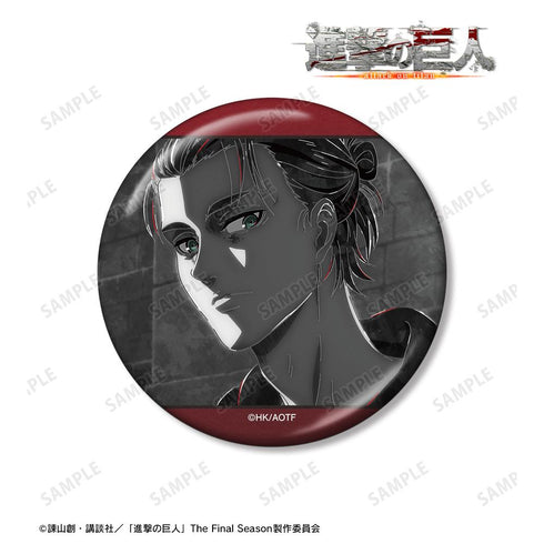 『進撃の巨人』エレン Ani-Art BLACK LABEL 第2弾 75mmメタリック缶バッジ