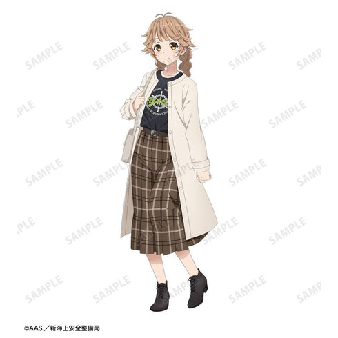 『ハイスクール・フリート』描き下ろしイラスト 納沙 幸子 デート私服ver. 着用 クラックプリントTシャツユニセックス