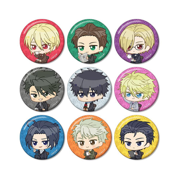 『憂国のモリアーティ』トレーディング ちびキャラ モーニングルーティーンver. グリッター缶バッジ(単位/BOX)