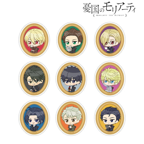 『憂国のモリアーティ』トレーディング ちびキャラ モーニングルーティーンver. ダイカットステッカー(単位/BOX)