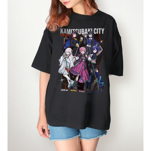 『神椿市建設中。』集合 カジュアルロックver. BIGシルエットTシャツユニセックス