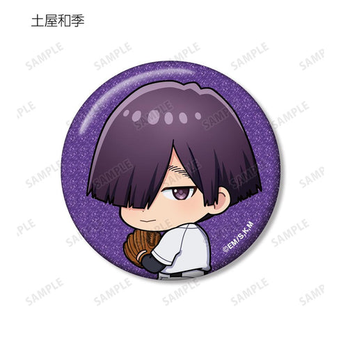 『忘却バッテリー』藤堂 葵&千早瞬平&土屋和季 ちびキャラ 振り向きver. グリッター缶バッジ3個セット