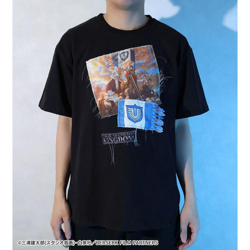 『ベルセルク 黄金時代篇 MEMORIAL EDITION』shica-ke 鷹の団 パッチグランジTシャツユニセックス