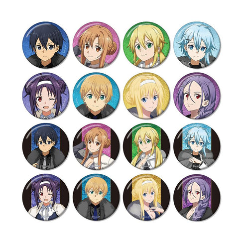 『ソードアート・オンライン』描き下ろし 毛皮コート×スーツver. トレーディンググリッター缶バッジ(単位/BOX)