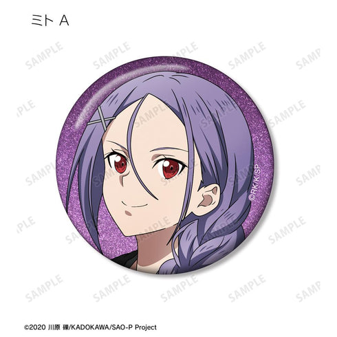 『ソードアート・オンライン』描き下ろし 毛皮コート×スーツver. トレーディンググリッター缶バッジ(単位/BOX)