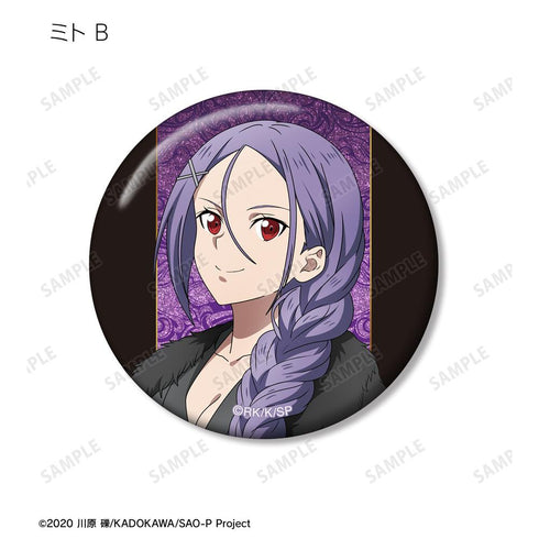 『ソードアート・オンライン』描き下ろし 毛皮コート×スーツver. トレーディンググリッター缶バッジ(単位/BOX)