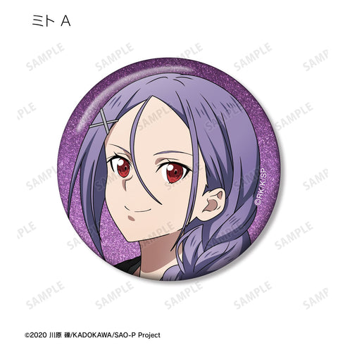 『ソードアート・オンライン』描き下ろし 毛皮コート×スーツver. トレーディンググリッター缶バッジ(単位/BOX)【202609再販】