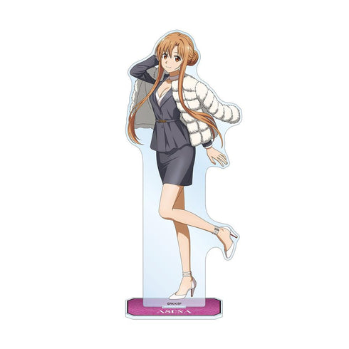 『ソードアート・オンライン』描き下ろし アスナ 毛皮コート×スーツver. BIGアクリルスタンド【202609再販】