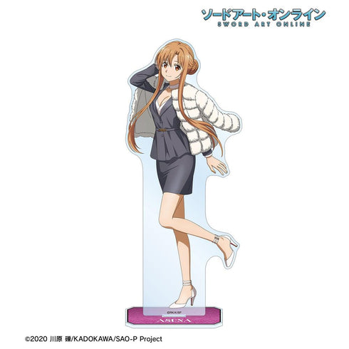 『ソードアート・オンライン』描き下ろし アスナ 毛皮コート×スーツver. BIGアクリルスタンド【202609再販】