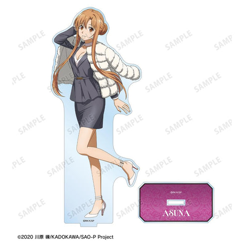 『ソードアート・オンライン』描き下ろし アスナ 毛皮コート×スーツver. BIGアクリルスタンド