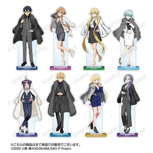 『ソードアート・オンライン』描き下ろし アスナ 毛皮コート×スーツver. BIGアクリルスタンド【202609再販】