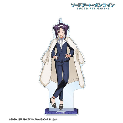 『ソードアート・オンライン』描き下ろし ユウキ 毛皮コート×スーツver. BIGアクリルスタンド