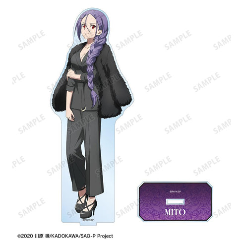 『ソードアート・オンライン』描き下ろし ミト 毛皮コート×スーツver. BIGアクリルスタンド