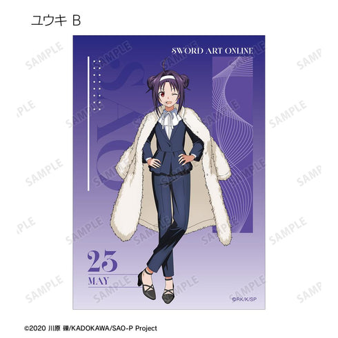 『ソードアート・オンライン』描き下ろし 毛皮コート×スーツver. トレーディングブロマイド(単位/BOX)【202602再販】