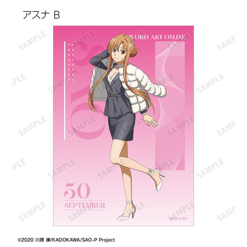 『ソードアート・オンライン』描き下ろし 毛皮コート×スーツver. トレーディングブロマイド(単位/BOX)【202609再販】